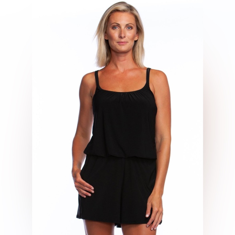 NWT Maxine of Hollywood Swim Romper - Picture 15 of 16